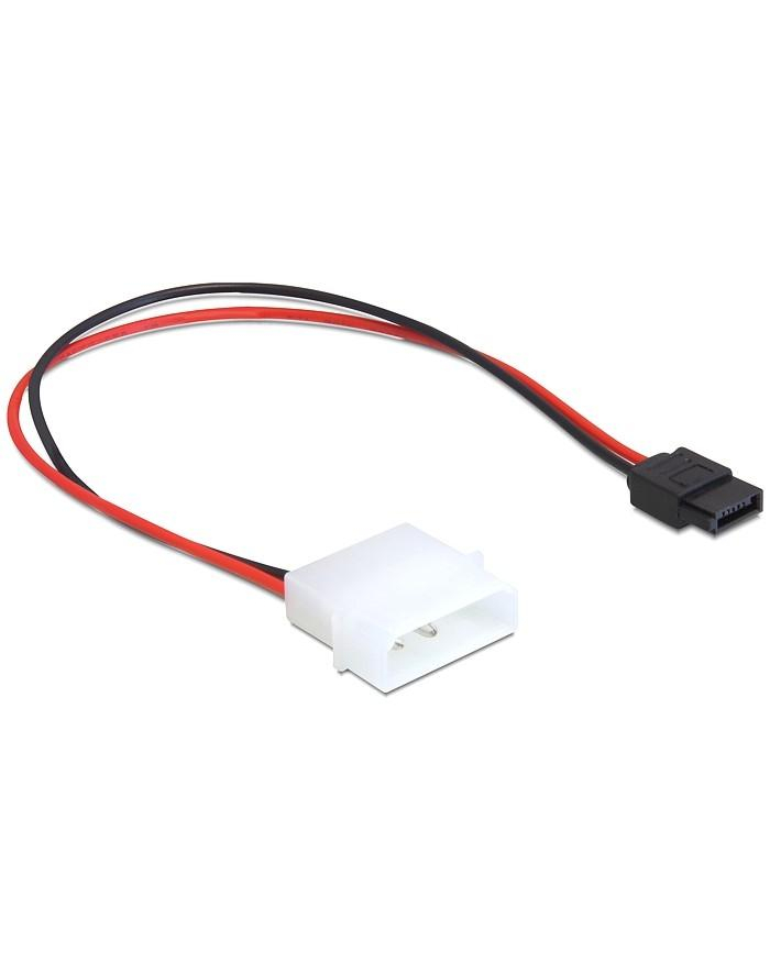 KABEL SATA ZASILAJĄCY MOLEX(M)->SATA(F)SLIM 6PIN 24CM DELOCK główny