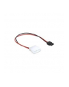 KABEL SATA ZASILAJĄCY MOLEX(M)->SATA(F)SLIM 6PIN 24CM DELOCK - nr 7