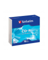 Verbatim CD-R [ slim jewel case 10 | 700MB | 52x | DataLife ] - nr 16