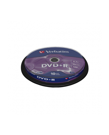 Verbatim DVD+R [ cake box 10 | 4.7GB | 16x | matte silver ]