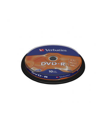 Verbatim DVD-R [ cake box 10 | 4.7GB | 16x | matte silver ]