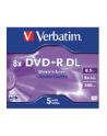 Verbatim DVD+R DL [ jewel case 5 | 8.5GB | 8x | matte silver ] - nr 16