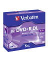 Verbatim DVD+R DL [ jewel case 5 | 8.5GB | 8x | matte silver ] - nr 23