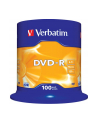 Verbatim DVD-R [ cake box 100 | 4.7GB | 16x | matte silver ] - nr 15