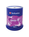 Verbatim DVD+R [ cake box 100 | 4.7GB | 16x | matte silver ] - nr 33