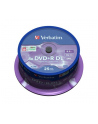 DVD+R DL Verbatim [ spindle 25 | 8,5GB | 8x |  MATT SILVER ] - nr 25