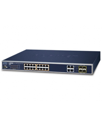 PLANET WGSW-20160HP 16x GE PoE 4xSFP 802.3at