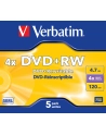 Verbatim DVD+RW [ jewel case 5 | 4.7GB | 4x ] - nr 6