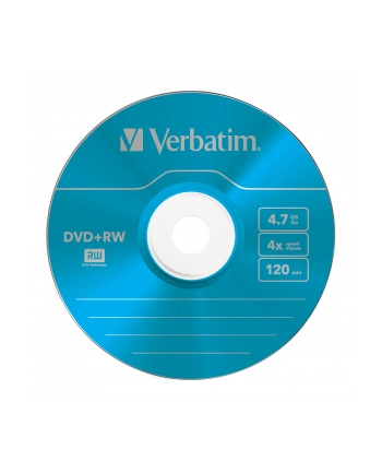 Verbatim DVD+RW [ slim jewel case 5 | 4.7GB | 4x | Colour ] nr 2