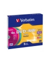 Verbatim DVD+RW [ slim jewel case 5 | 4.7GB | 4x | Colour ] - nr 2