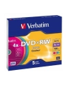 Verbatim DVD+RW [ slim jewel case 5 | 4.7GB | 4x | Colour ] - nr 3