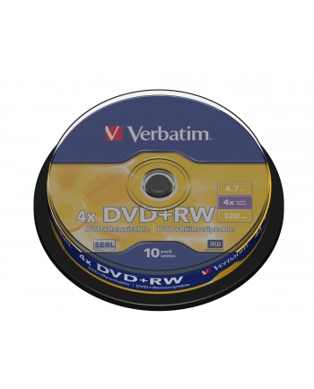 Verbatim DVD+RW [ cake box 10 | 4.7GB | 4x ] nr 1
