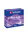 Verbatim DVD+R DL [ jewel case 5 | 8.5GB | 8x | matte silver ] - nr 9