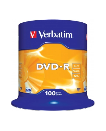 Verbatim DVD-R [ cake box 100 | 4.7GB | 16x | matte silver ] nr 2