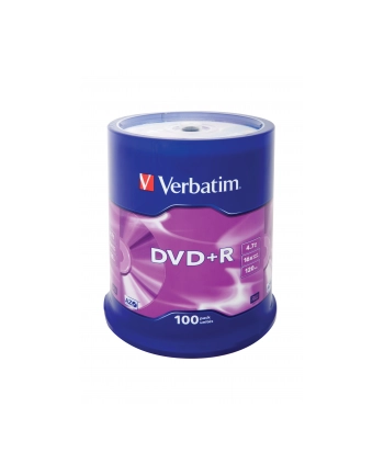 Verbatim DVD+R [ cake box 100 | 4.7GB | 16x | matte silver ] nr 2