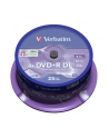 DVD+R DL Verbatim [ spindle 25 | 8,5GB | 8x |  MATT SILVER ] - nr 13