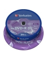 DVD+R DL Verbatim [ spindle 25 | 8,5GB | 8x |  MATT SILVER ] - nr 22