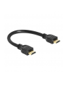 KABEL HDMI-HDMI HIGH SPEED ETH. 25CM DELOCK (V1.4 LAN TV) - nr 10