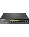 D-LINK DGS-1008P/E 8-port 10/100/1000 Desktop Switch w/ 4 PoE Ports - nr 105