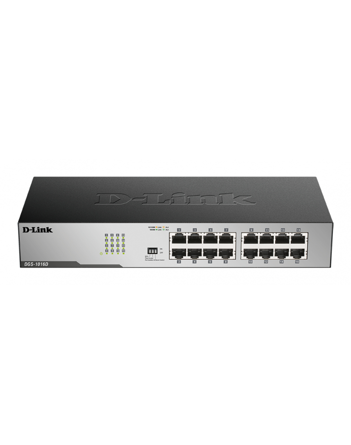 16-port 10/100/1000 Gigabit Desktop Switch główny