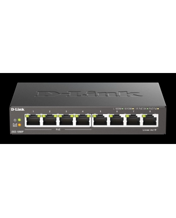 D-LINK DGS-1008P/E 8-port 10/100/1000 Desktop Switch w/ 4 PoE Ports nr 1