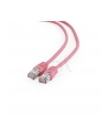 Patch cord ekranowany FTP kat.6e osłonka zalewana 3M różowy - nr 5