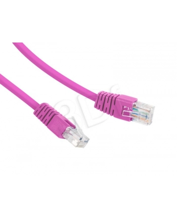 Patch cord ekranowany FTP kat.6e osłonka zalewana 5M różowy