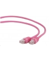 Patch cord ekranowany FTP kat.6e osłonka zalewana 5M różowy - nr 7