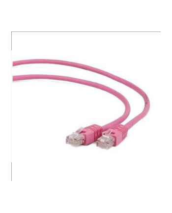 Patch cord kat.5e osłonka zalewana 0.5M różowy