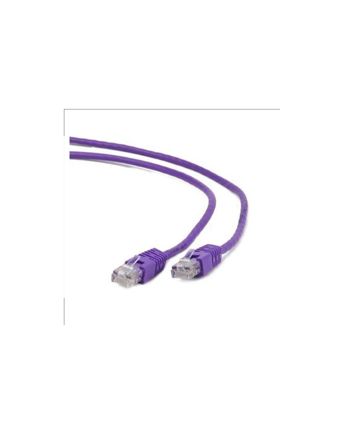 Patch cord kat.5e osłonka zalewana 0.5M fioletowy główny