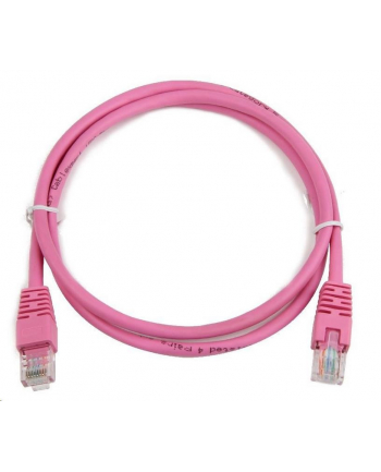 Patch cord kat.5e 2M różowy