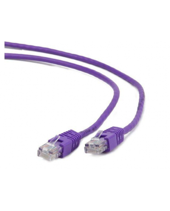 Patch cord ekranowany FTP kat.6e osłonka zalewana 0.5M fioletowy