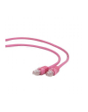 Patch cord ekranowany FTP kat.6e osłonka zalewana 5M różowy - nr 1