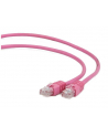 Patch cord ekranowany FTP kat.6e osłonka zalewana 5M różowy - nr 5
