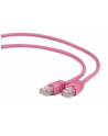 Patch cord ekranowany FTP kat.6e osłonka zalewana 5M różowy - nr 8