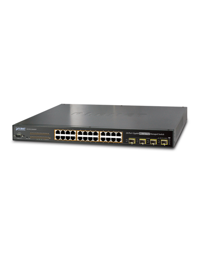 PLANET WGSW-24040HP4 Switch 24 PoE 802.3at 4xSFP główny