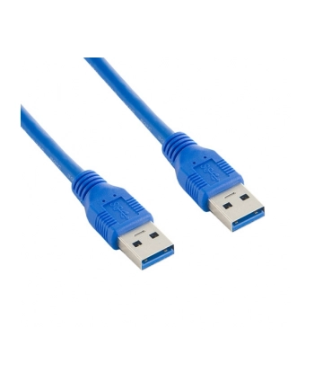 Kabel USB 3.0 AM-AM 1,0m niebieski nr 1