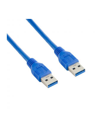 Kabel USB 3.0 AM-AM 1,0m niebieski