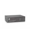 SWITCH 8-PORT 100MB (4-PORTY POE MAX 61.6W) 10.5'''' 19'''' LEVELONE'' - nr 23