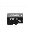 Adata microSDXC Premier 64GB UHS-1/class10 + adapter - nr 11