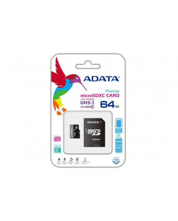 Adata microSDXC Premier 64GB UHS-1/class10 + adapter