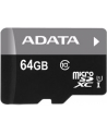 Adata microSDXC Premier 64GB UHS-1/class10 + adapter - nr 21