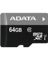 Adata microSDXC Premier 64GB UHS-1/class10 + adapter - nr 22