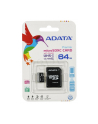 Adata microSDXC Premier 64GB UHS-1/class10 + adapter - nr 5