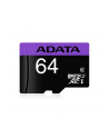 Adata microSDXC Premier 64GB UHS-1/class10 + adapter - nr 7