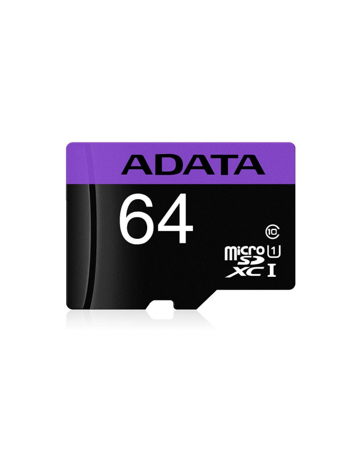 Adata microSDXC Premier 64GB UHS-1/class10 + adapter główny