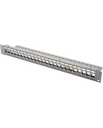 Digitus Patch panel 19'''' 24 porty Keystone, bez modułów, półka