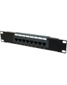 Digitus Patch panel  10'' UTP, 8 portowy RJ-45 kat. 5e 1U, LSA (kompletny) - nr 21