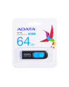 Adata DashDrive UV128 64GB USB3.0 czarno - niebieski 90MB / 40MB - nr 9