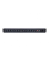 Cyber Power PDU 12 gniazd, 16A, 1U, RACK, PDU20BHVIEC12R, montaż pion lub    poziom - nr 19